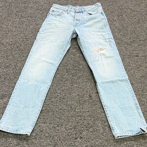 Levi's 501 Light Blue Straight Women’s Jeans